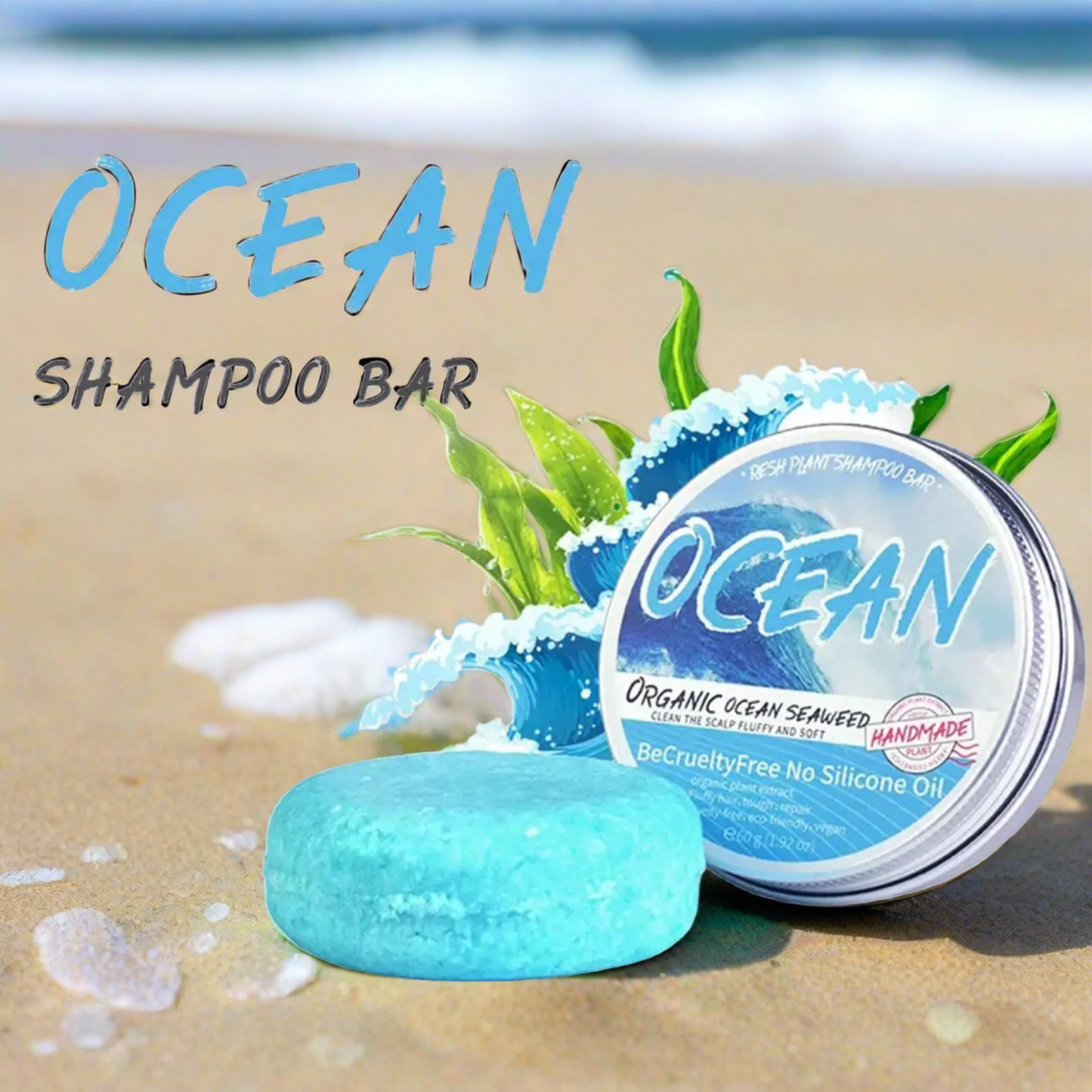 Organic Ocean Shampoo Bar 1.92oz